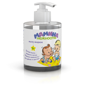 картинка Жидкое мыло для детей с рождения  «Мамина нежность»  от компании "RCS"